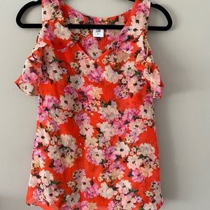 CAbi Lush Cold Shoulder Tank Top